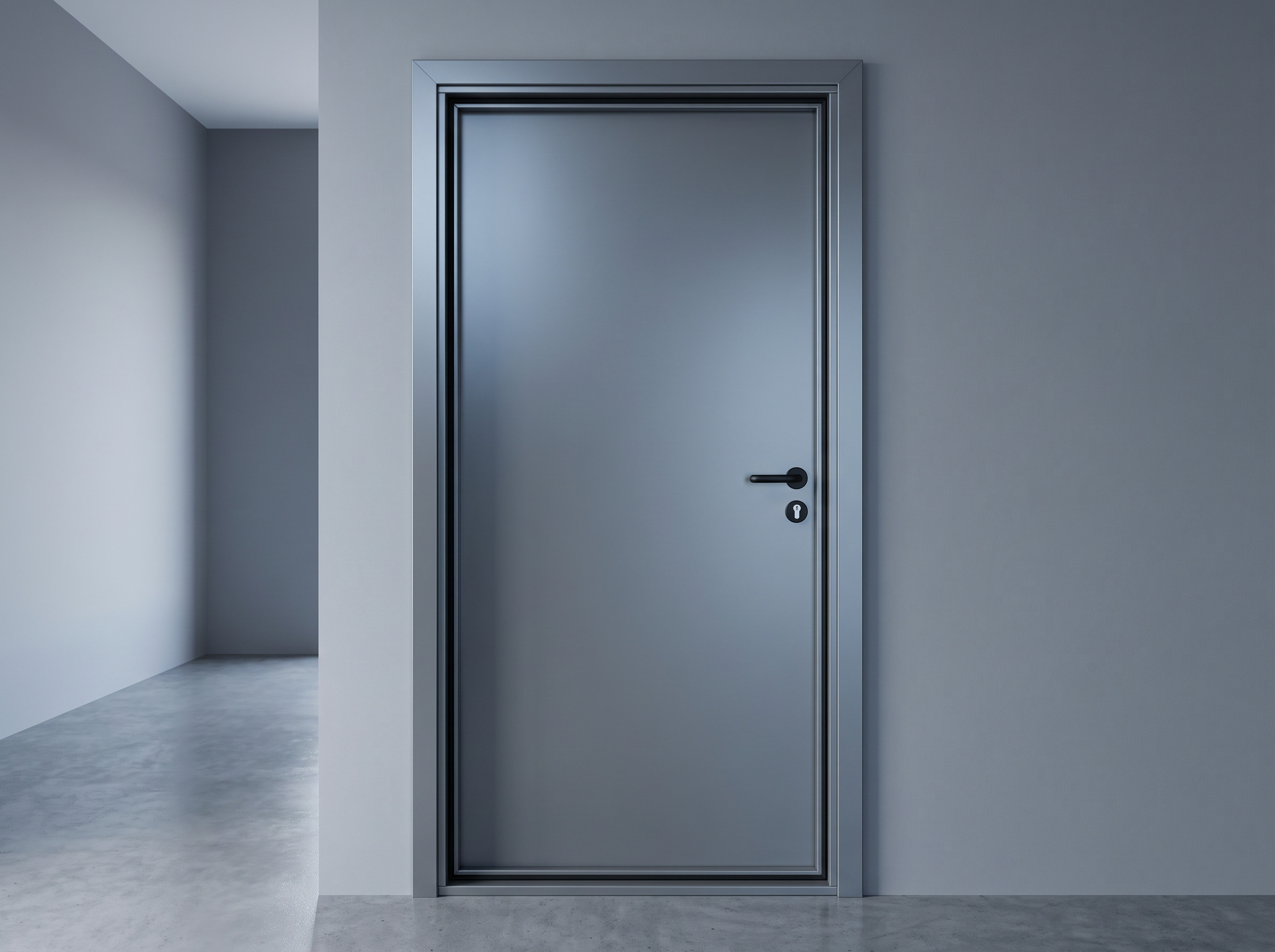 Insulated standard metal door