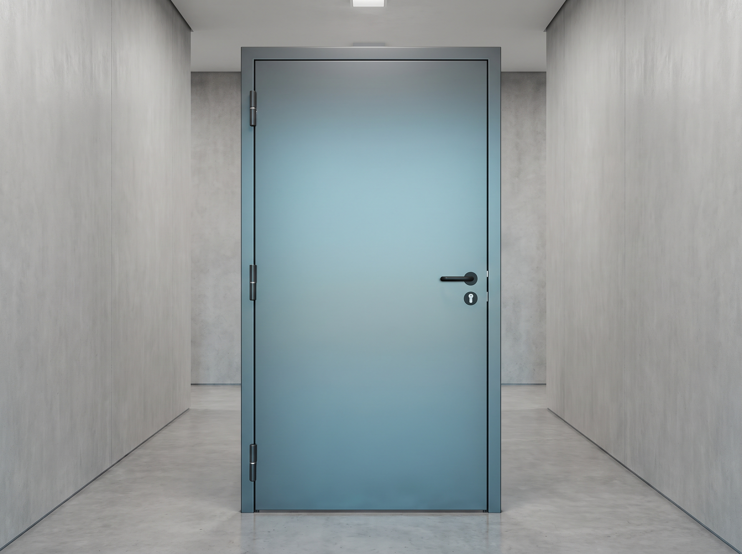 Standard metal door